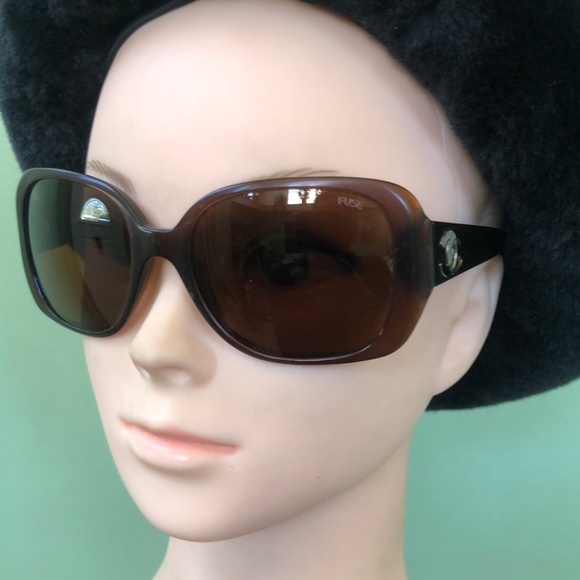 CHANEL Polarized SUNGLASSES. DARK BROWN MODEL #5101 main image 4